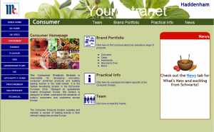 Page d'accueil du département Consumer UK